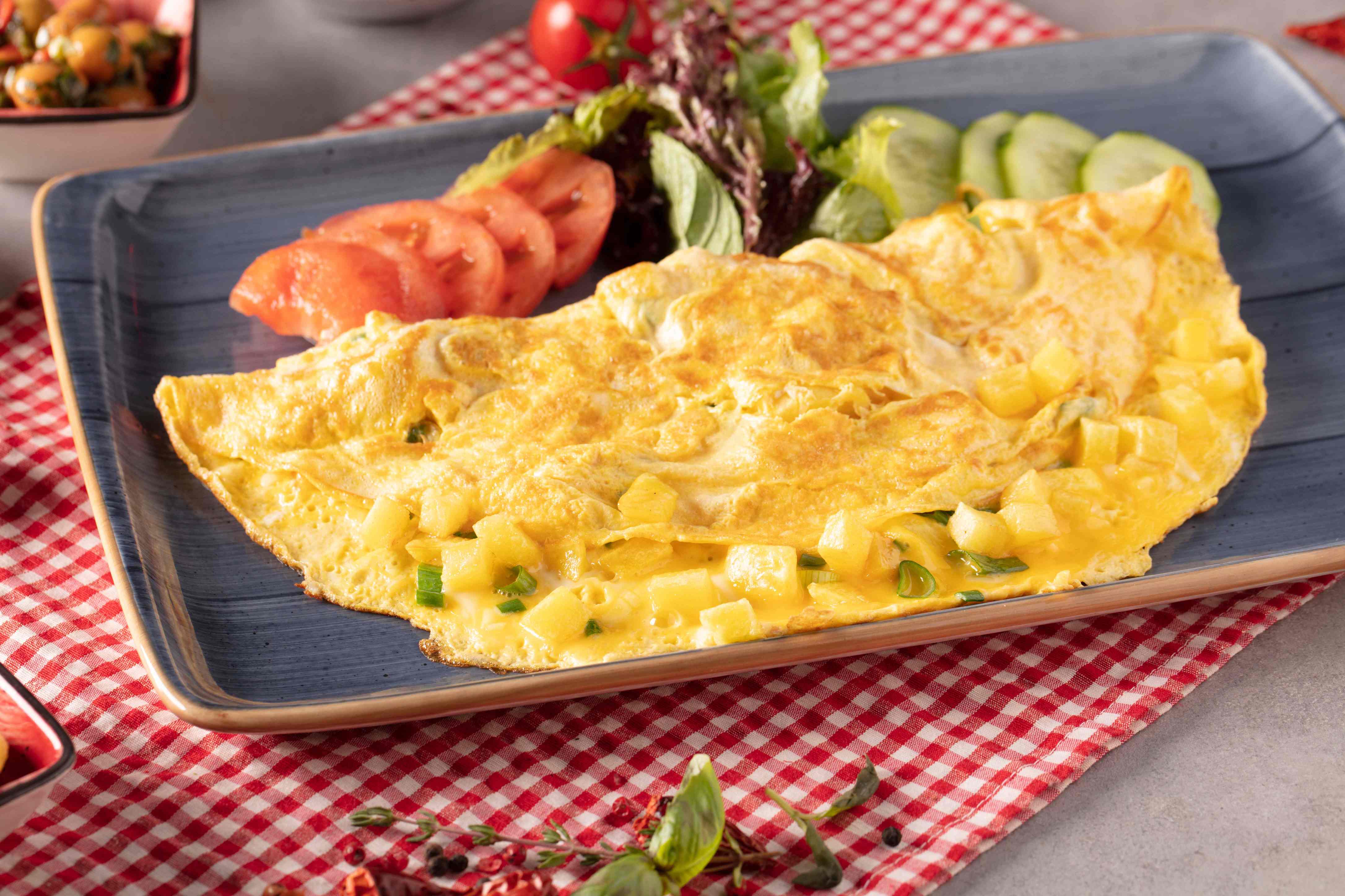 Patatesli Omlet